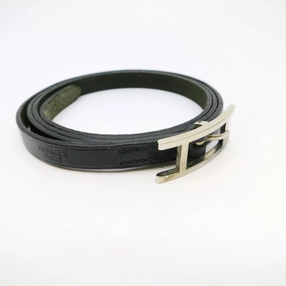 Authentic Hermes Api 3 Bracelet E In Square Black… - image 3